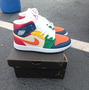 Air Jordan 1 Mid SE,  'Multicolor'